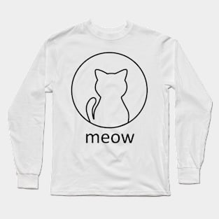 cat profile avatar Long Sleeve T-Shirt